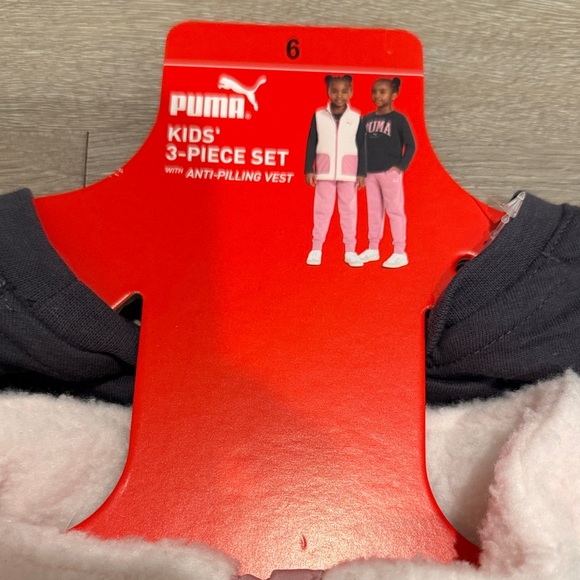 Puma Pink and Gray Kids' Outfit Set - Picture 2 of 8